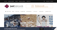 Desktop Screenshot of justdubrovnik.com